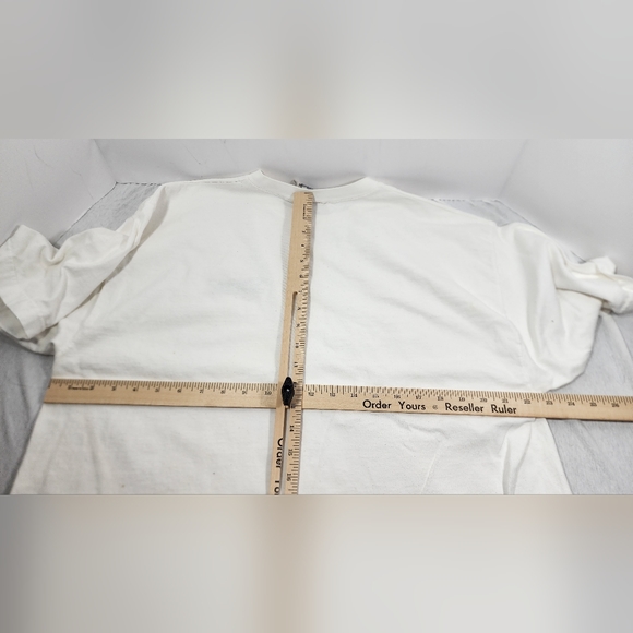 VINTAGE NO FEAR FACE YOUR FEARS LIVE YOUR DREAMS 1990s SIZE EXTRA LARGE WHITE - Picture 5 of 10